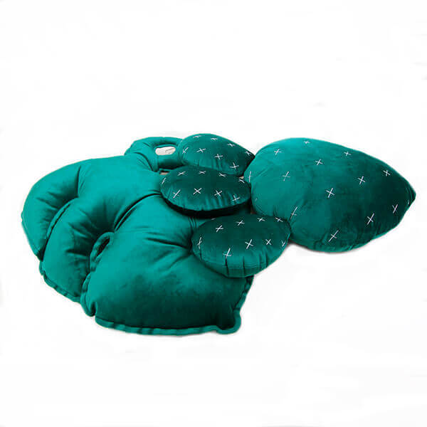 cojín cactus de tela hecho a mano 2